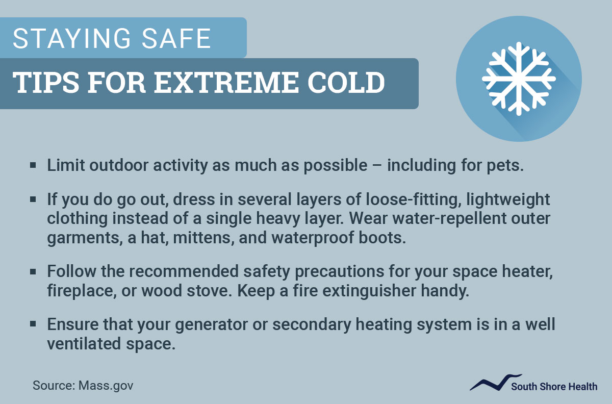 Cold weather safety tips from Mass.gov