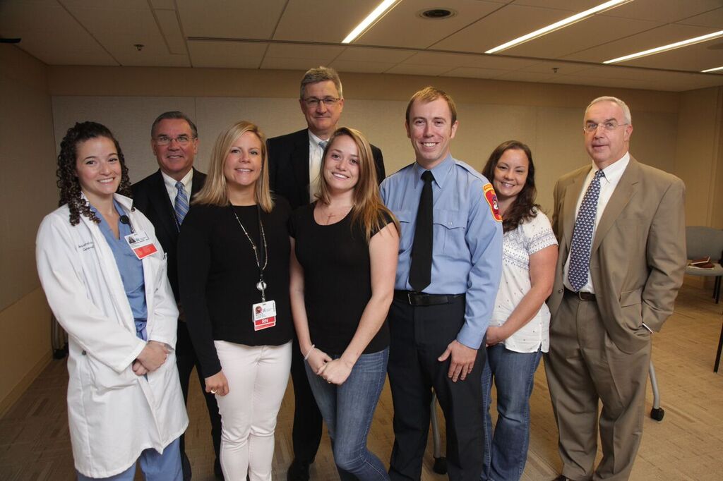 Devon Carini with Care Team