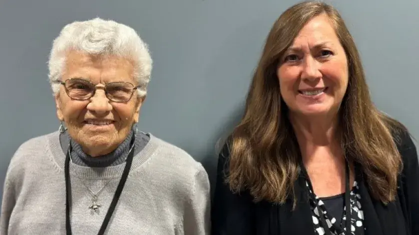Mary Tosone and her niece, Theresa Tosone