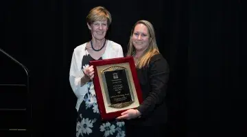Dr. Lisa J. Gould receives lifetime achievement award