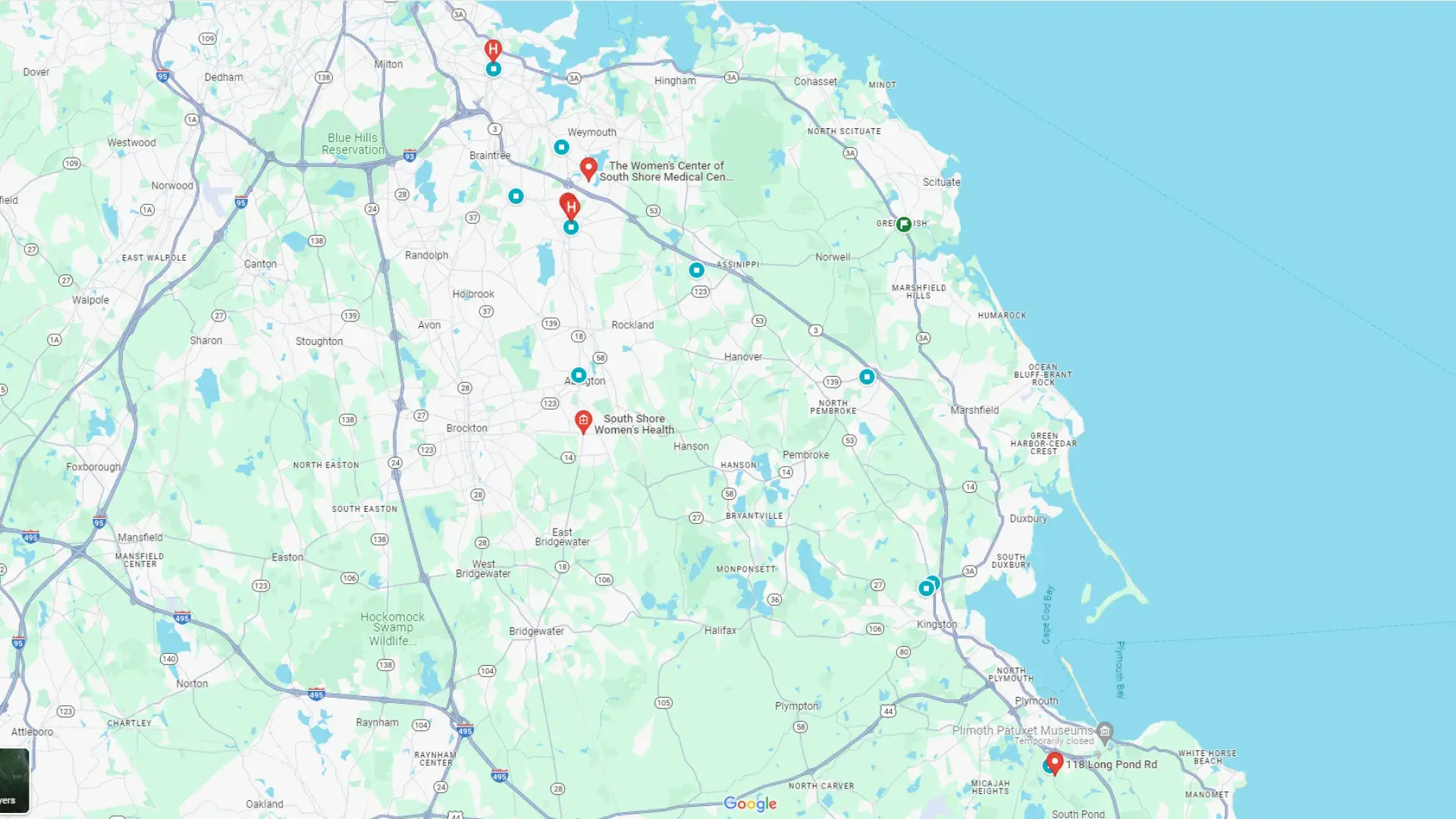 south shore health women's healthcare